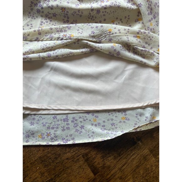 Quiet Storm Yellow Floral Mini Sundress Size Small - Picture 6 of 10